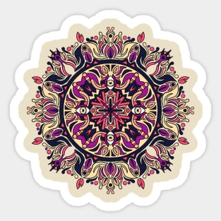 Purple Mandala Sticker